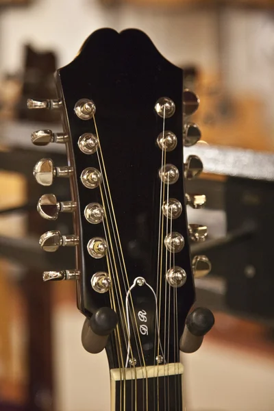 Detail des Gitarrenkopfes — Stockfoto