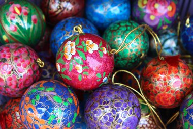 güzel ahşap Noel top hisse senedi