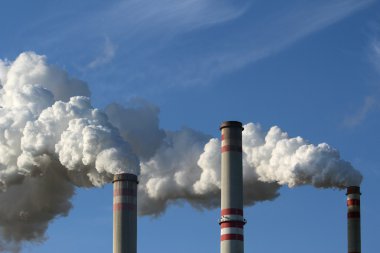 Sigara baca kömür santral detayı