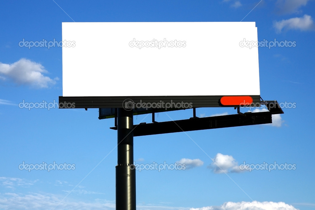 blank advertisement billboard