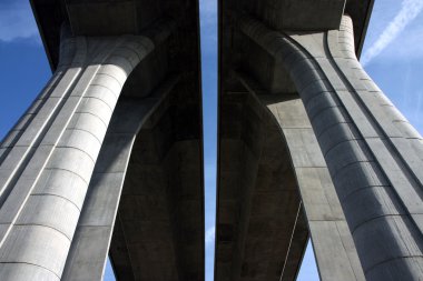 büyük yeni beton yüksek Karayolu Köprüsü