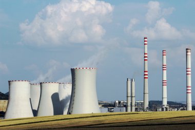 kahverengi Kömür Santrali istasyonu alanında