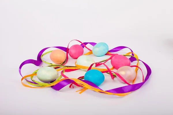 Colored Easter eggs — Stock Photo, Image