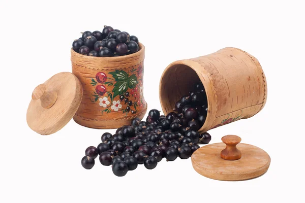 Vinbär i en låda — Stockfoto