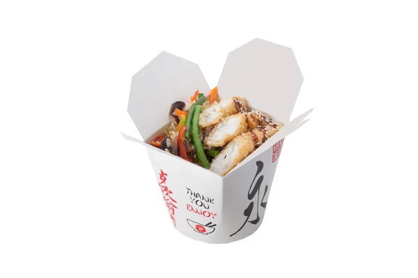 Japon mutfağı. pirinç, shiitake mantar, sebze, susam