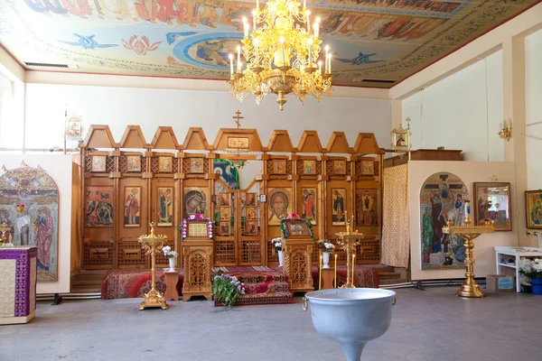 Interior de una Iglesia Ortodoxa —  Fotos de Stock