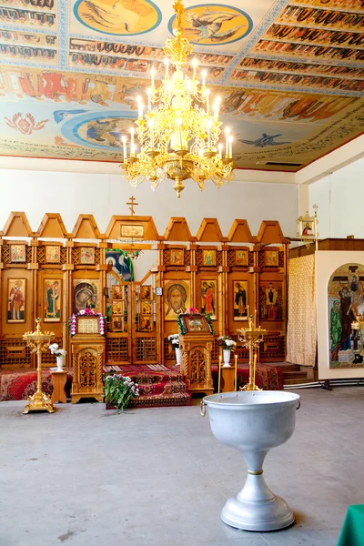 Egy ortodox templom belsejében — Stock Fotó