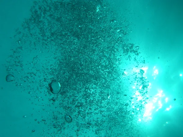 Víz alatti buborékok — Stock Fotó