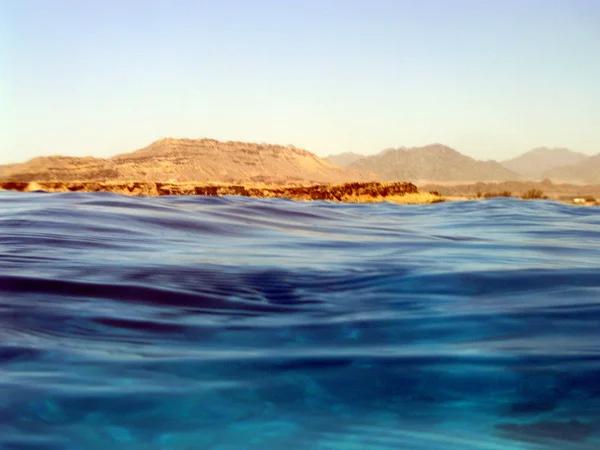 Deserto e mar — Fotografia de Stock
