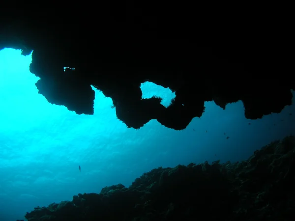 Buraco azul — Fotografia de Stock