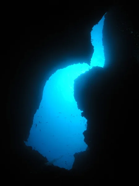 Mavi delik — Stok fotoğraf