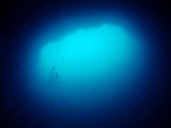 Buraco azul — Fotografia de Stock