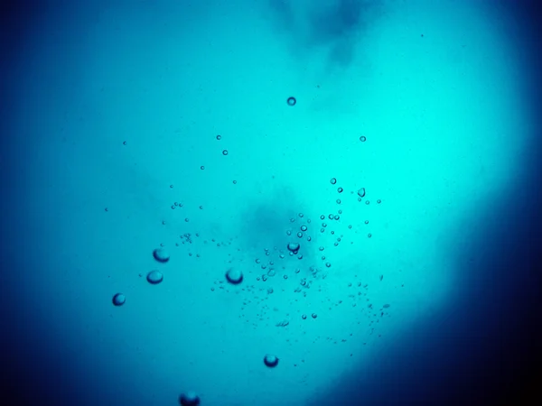 水下与泡沫 — 图库照片