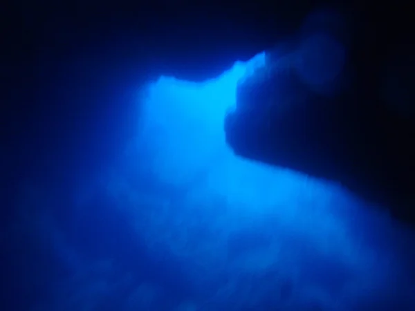 Buraco azul — Fotografia de Stock