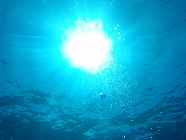 su ışınları altında