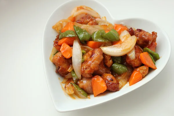 Sweet and sour pork — Stock Photo, Image