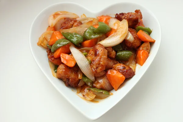 Sweet and sour pork — Stock Photo, Image