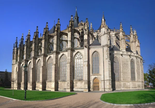 Kathedraal van st. barbara, kutna hora — Stockfoto