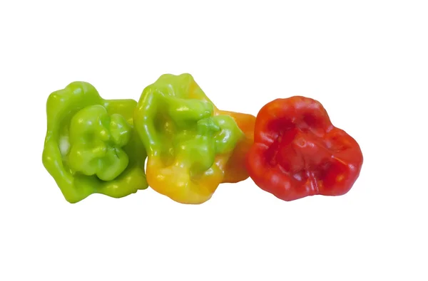 Three fresh peppers — Stock Photo, Image