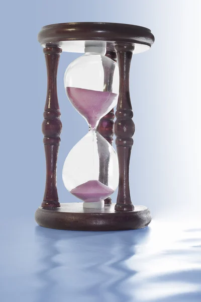 Wooden hourglass — Stock Photo, Image