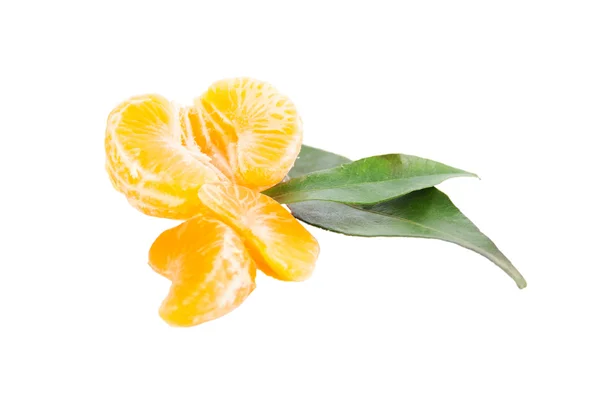 Plasterki świeże mandarynki — Zdjęcie stockowe