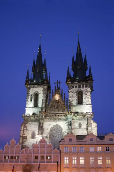 Старая ратуша в Праге — стоковое фото