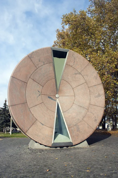 Huge hourglass in Budapest — Stock Photo, Image