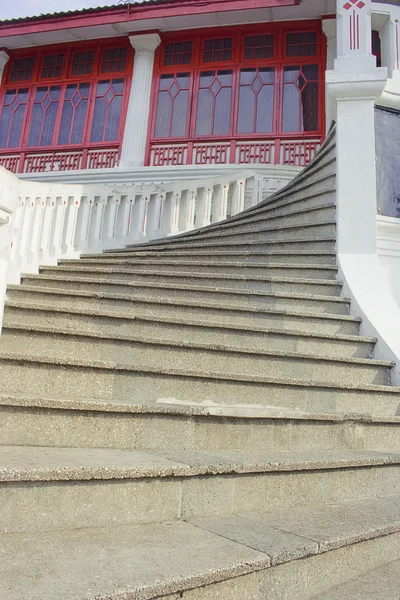 Stone steps stairs to the house — Stock Photo, Image