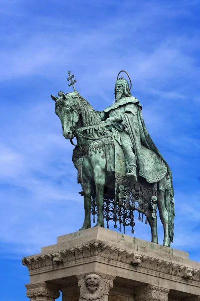 Denkmal für st. istvan in budapest — Stockfoto