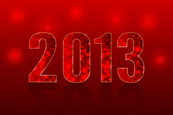 Feliz Año Nuevo 2013 — Vector de stock