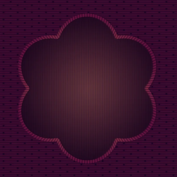 Fondo púrpura con patrón de rayas y lunares - ilustración vectorial — Vector de stock