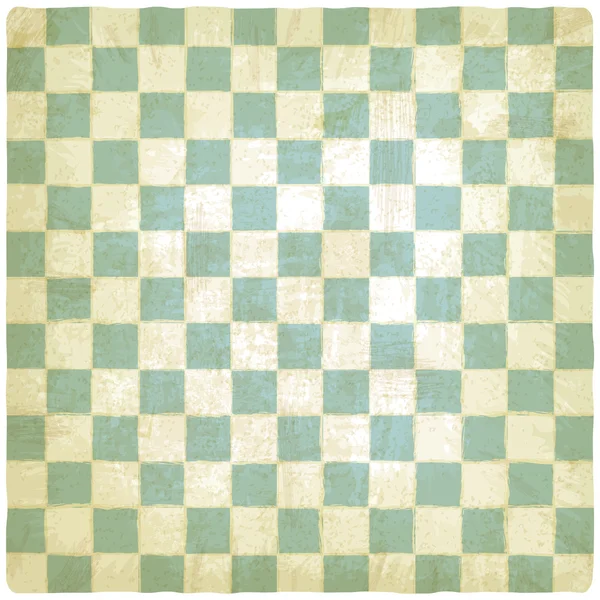 Old checkered background — Stock Vector