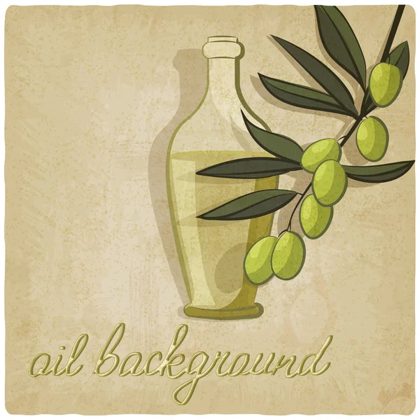 Olive branch achtergrond — Stockvector