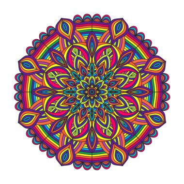 renkli dairesel modeli