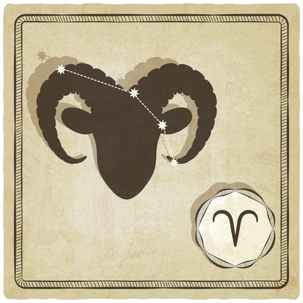 Znak zodiaku - Baran — Wektor stockowy