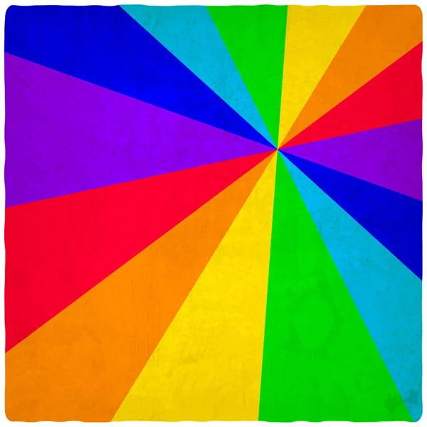 Staré pozadí Rainbow — Stockový vektor