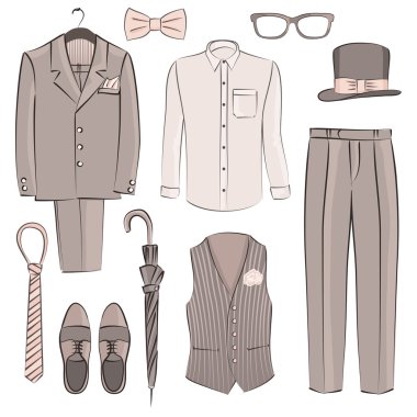 Kroki damat giyim