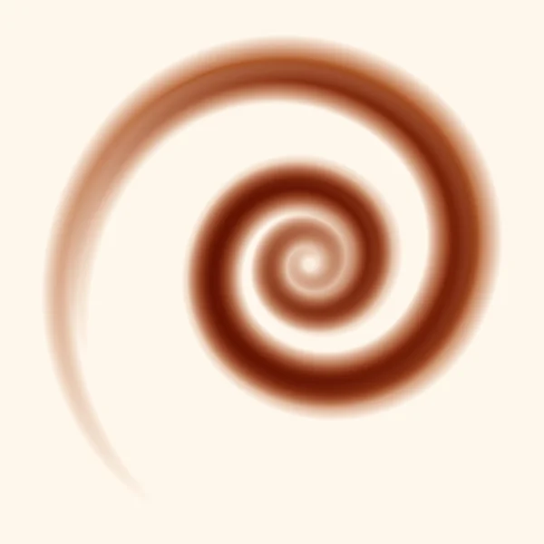 Čokoláda a mléko krouživým pohybem pozadí — Stockový vektor