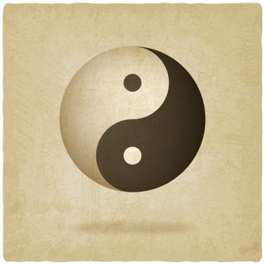 yin yang eski arka plan