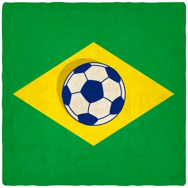 Brezilya futbol eski arka plan