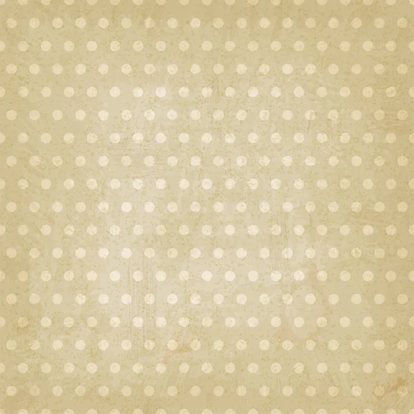 Polka dot pattern old background — Stock Vector