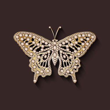 inci Broş butterfly