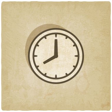 Saat yüzü eski arka plan