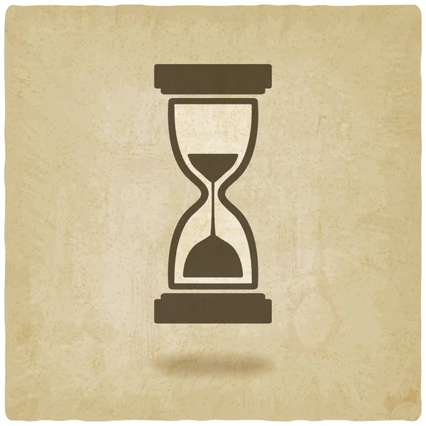 Reloj de arena viejo fondo — Vector de stock