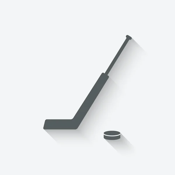 Hockey sport icon — Stock Vector
