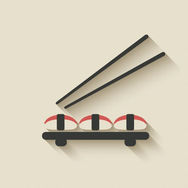 Icono de rollo de sushi — Vector de stock