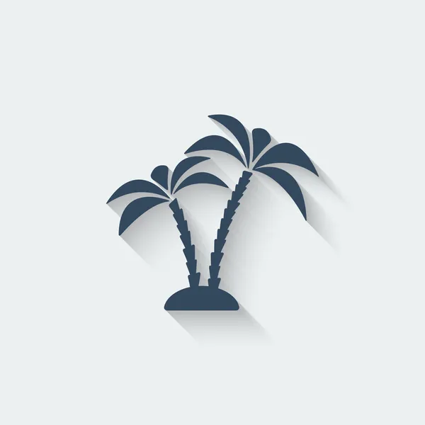 Νησί Palm — Διανυσματικό Αρχείο