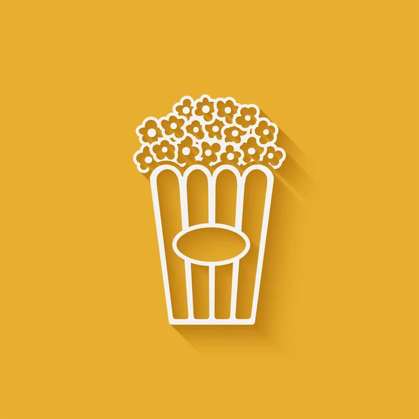 Popcorn-Design-Element — Stockvektor