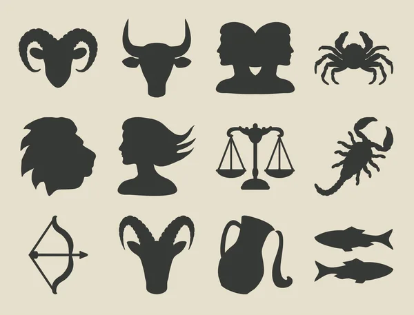 Astrological signs set — Stock Vector