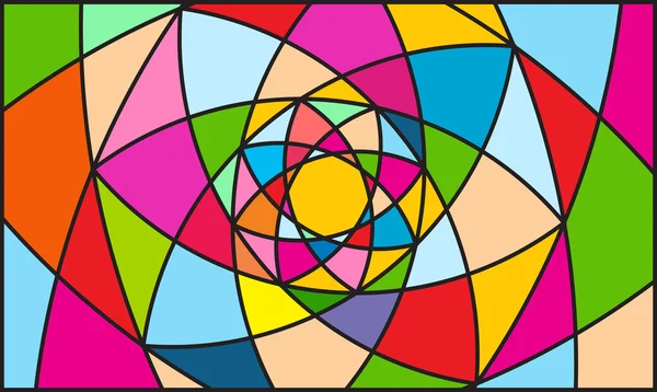 Whirlpool von Farben Hintergrund — Stockvektor